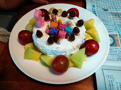ケーキ完成