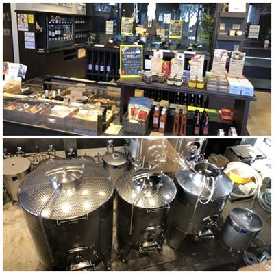 店内と醸成所