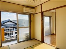 和室から