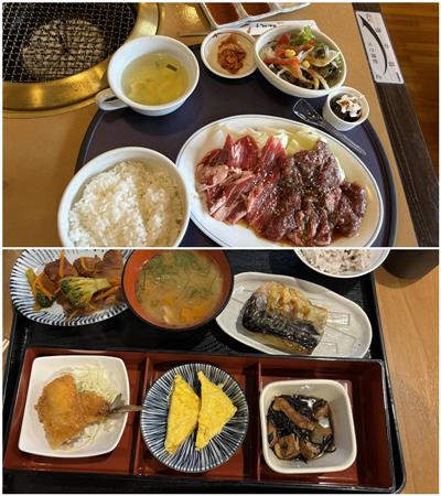 焼肉、焼き魚定食
