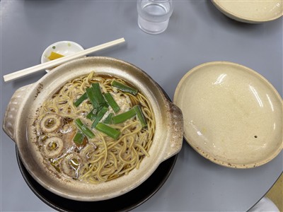 しょうゆ鍋焼きうどん